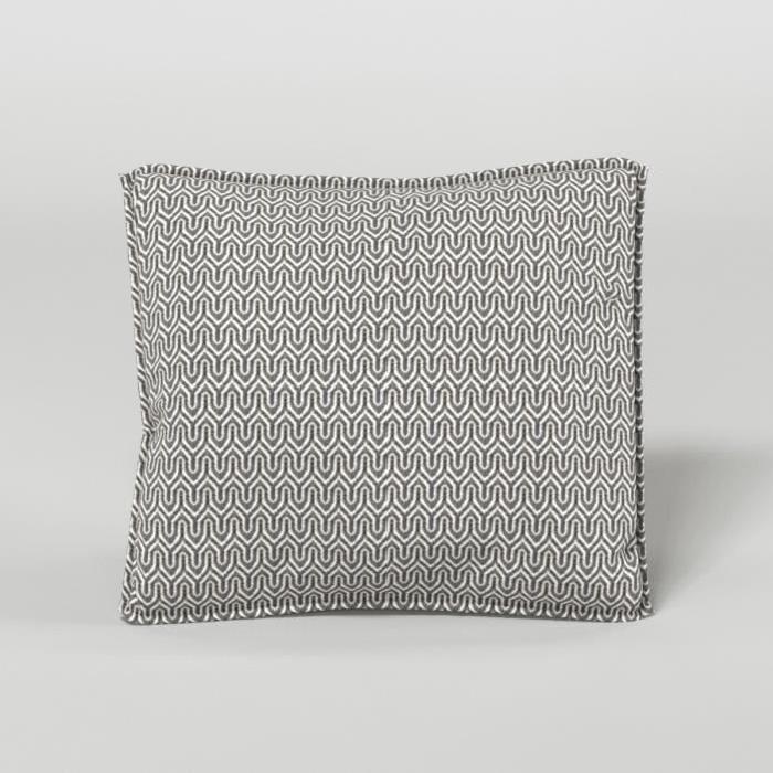 MARLENE BACKER Coussin déhoussable Erine 45x45 cm gris