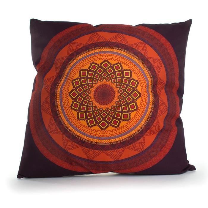 MARLENE BACKER Coussin déhoussable Mandy 45x45 cm orange