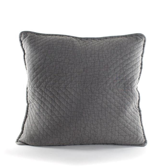 MARLENE BACKER Coussin Juliette 45x45 cm gris