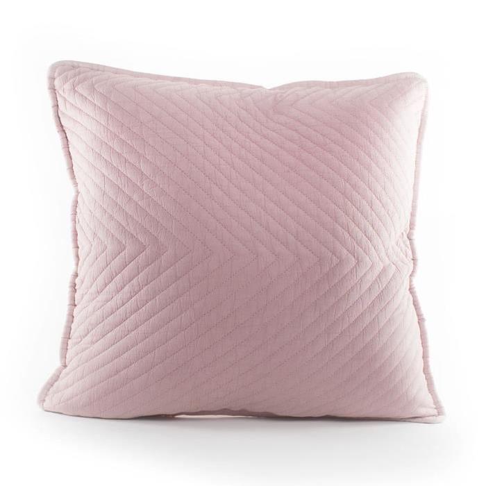 MARLENE BACKER Coussin Juliette 45x45 cm rose