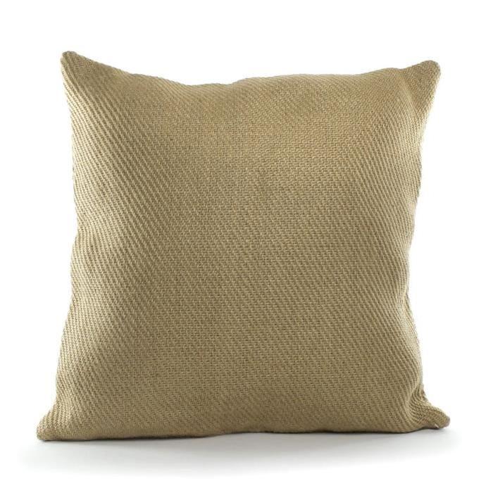 ANDORA Coussin déhoussable TALIA 45x45 cm beige