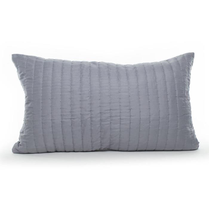 ANDORA Coussin déhoussable LILI 30x50 cm gris