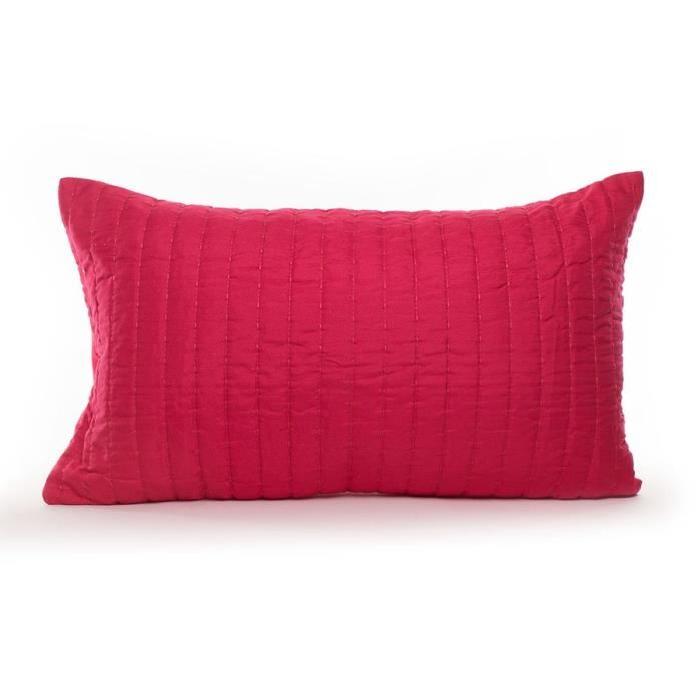 ANDORA Coussin déhoussable LILI 30x50 cm framboise