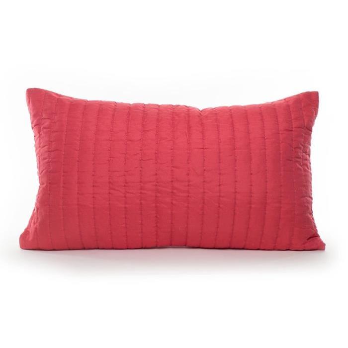 ANDORA Coussin déhoussable LILI 30x50 cm corail