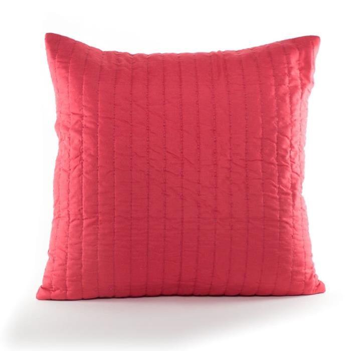 ANDORA Coussin déhoussable LILI 45x45 cm corail