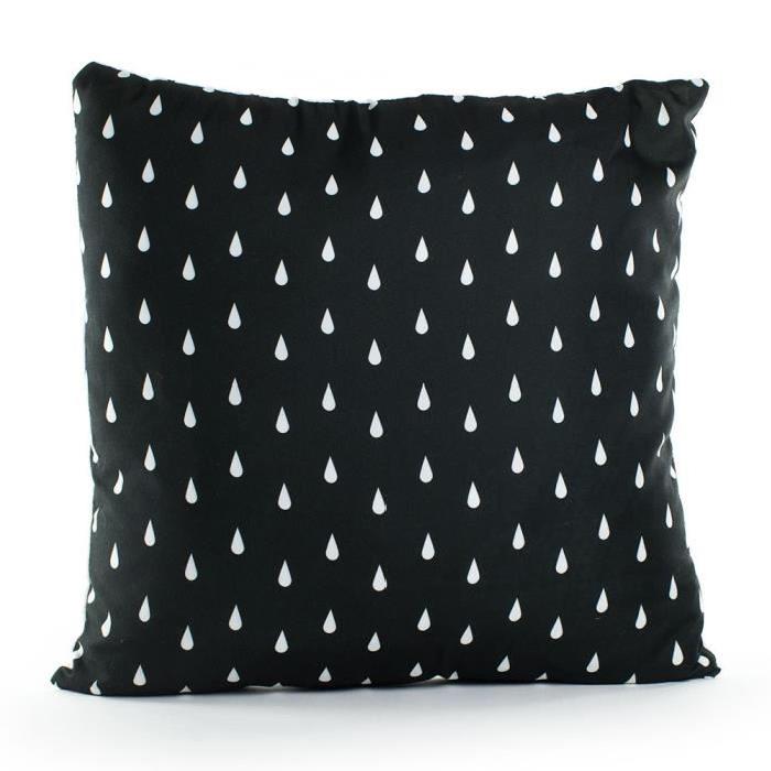 PAVILLON D'INTERIEUR Coussin DIDO 40x40 cm noir et blanc