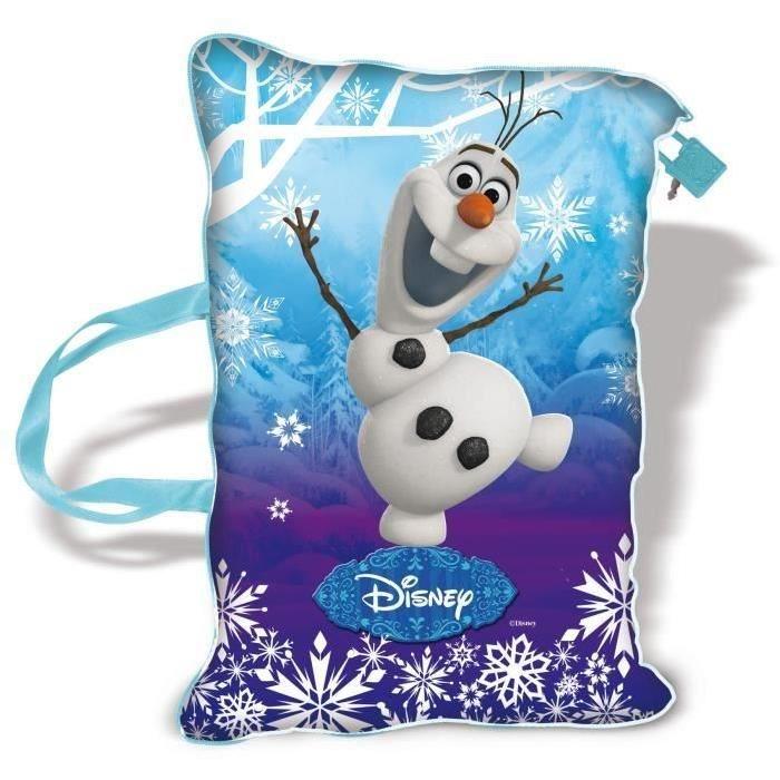 LA REINE DES NEIGES Journal Intime Coussin Secret