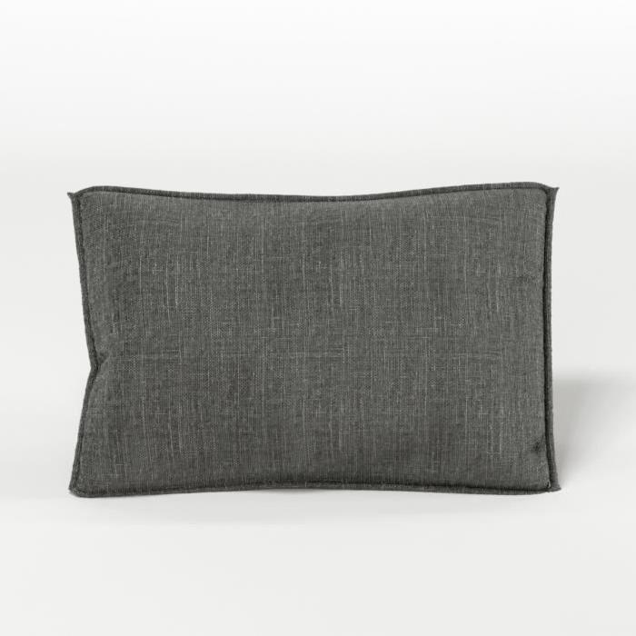 TODAY Coussin volant Chambray 100% coton 30x50 cm réglisse