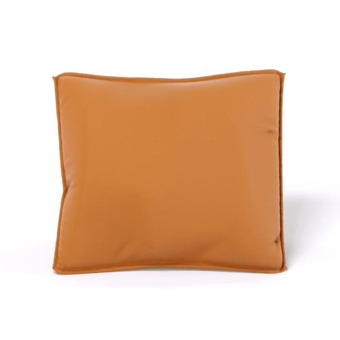 TODAY Coussin déhoussable 100% coton 40x40cm Vendange d'Orange