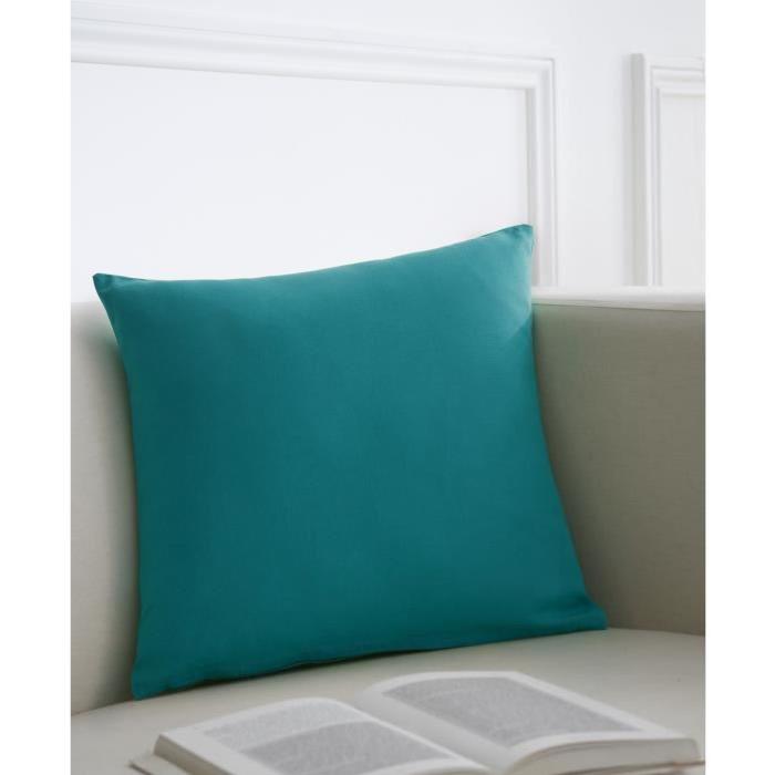 TODAY Coussin déhoussable 100% coton 40x40cm Mer du Sud