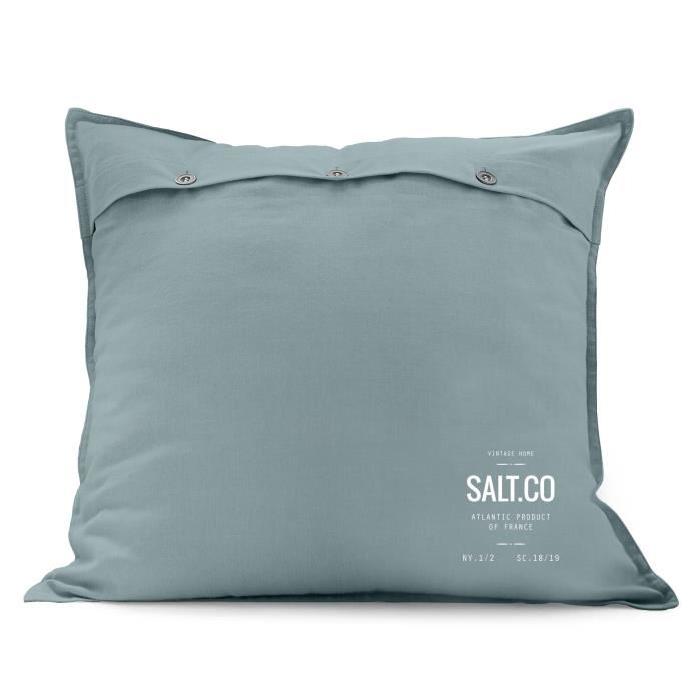 TODAY Coussin déhoussable PONTON 50x50 cm vert de gris