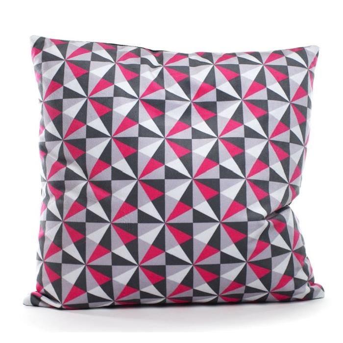 PAVILLON D'INTERIEUR Coussin déhoussable Willy 40x40cm - Rose