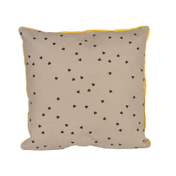 Coussin Confetti Coeurs 45x45 cm Design