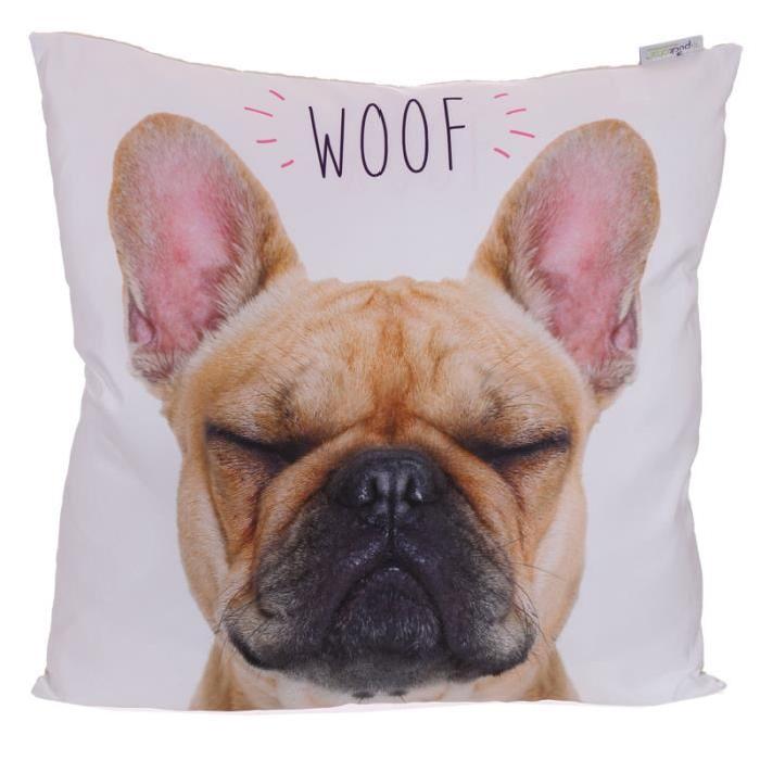 Coussin Bouledogue français - 50x50cm