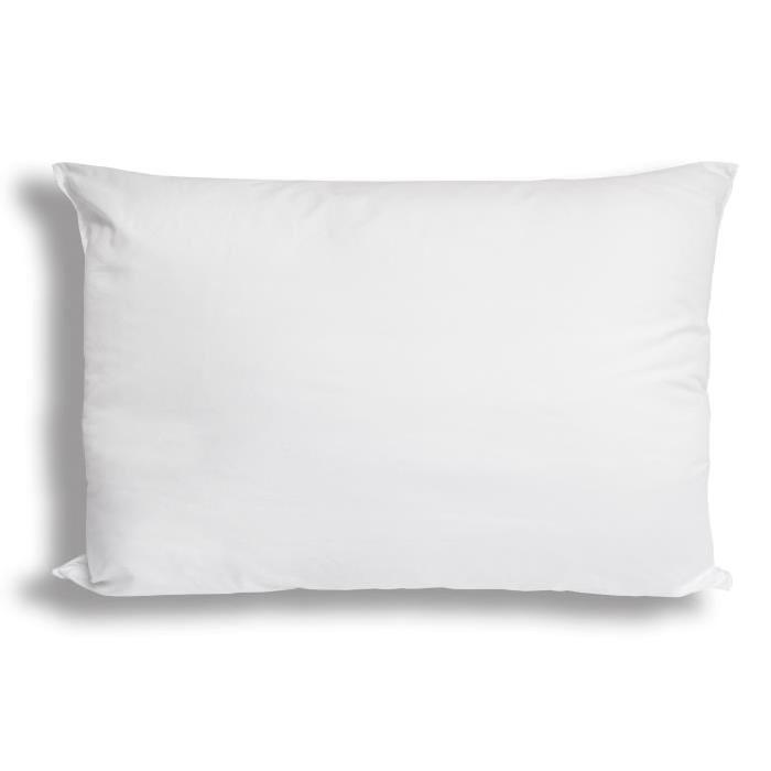 SOLEIL D'OCRE Oreiller CONFORT Anti-Acariens 30x50 cm blanc