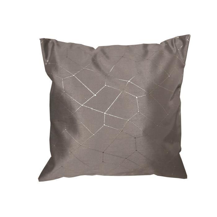 SOLEIL D'OCRE Coussin Fiesta 40x40 cm gris