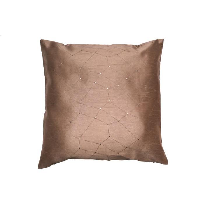 SOLEIL D'OCRE Coussin Fiesta 40x40 cm taupe