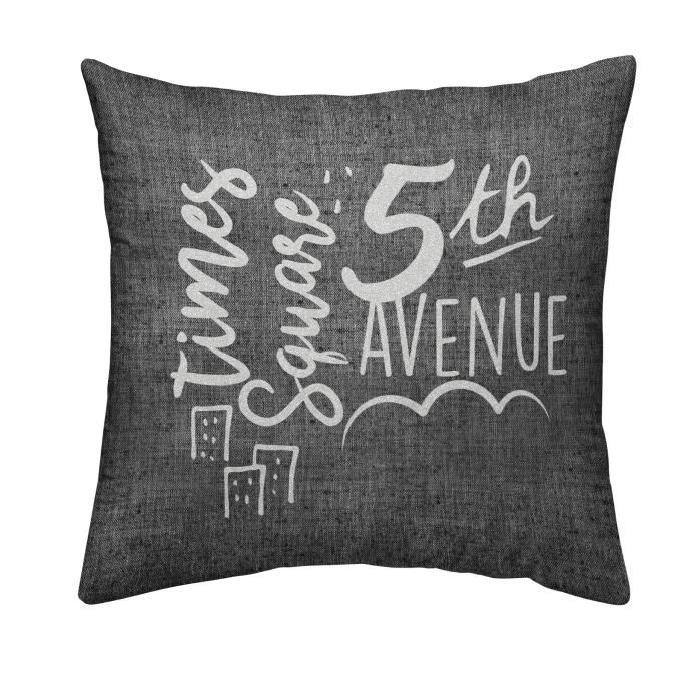 TODAY Coussin déhoussable Chambray Coton 5TH AVENUE - 40x40cm