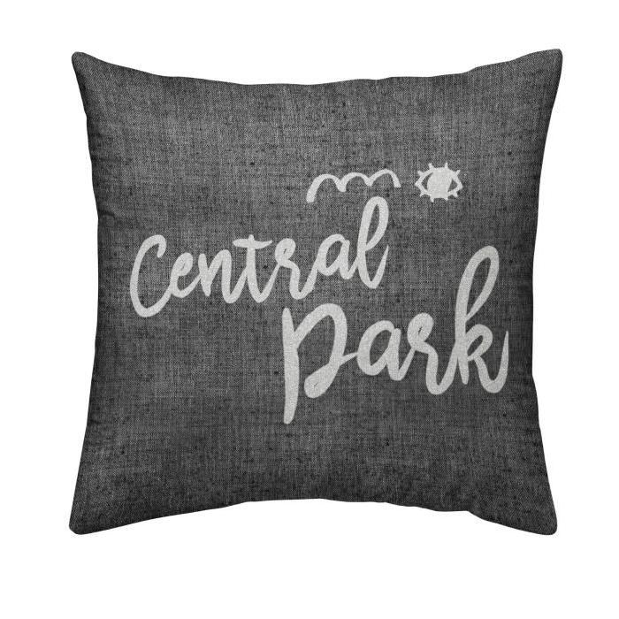 TODAY Coussin déhoussable Chambray Coton CENTRAL PARK - 40x40cm