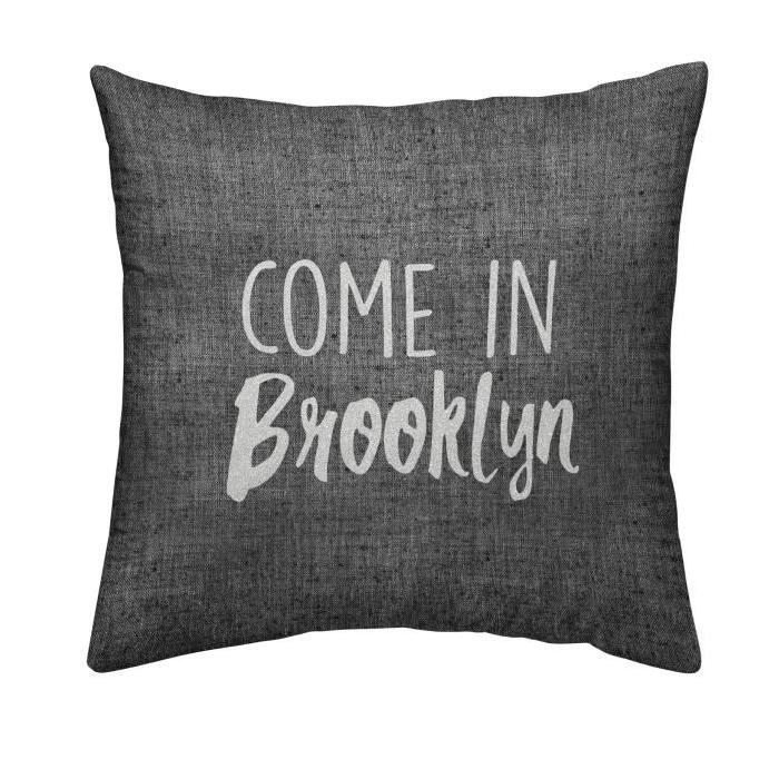 TODAY Coussin déhoussable Chambray Coton BROOKLYN - 40x40cm