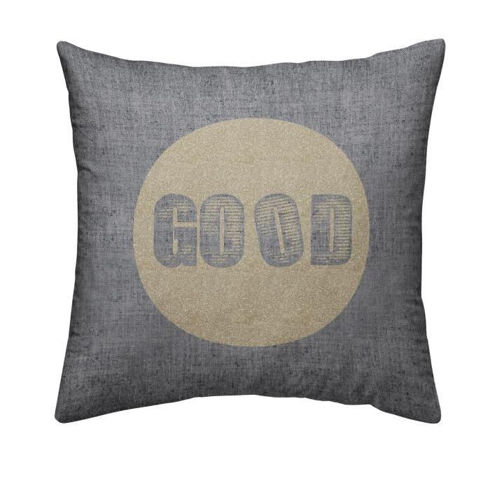TODAY Coussin déhoussable Chambray Coton GOLD - 40x40cm