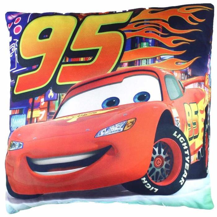 CARS95 Coussin Microfibre 40x40 cm rouge