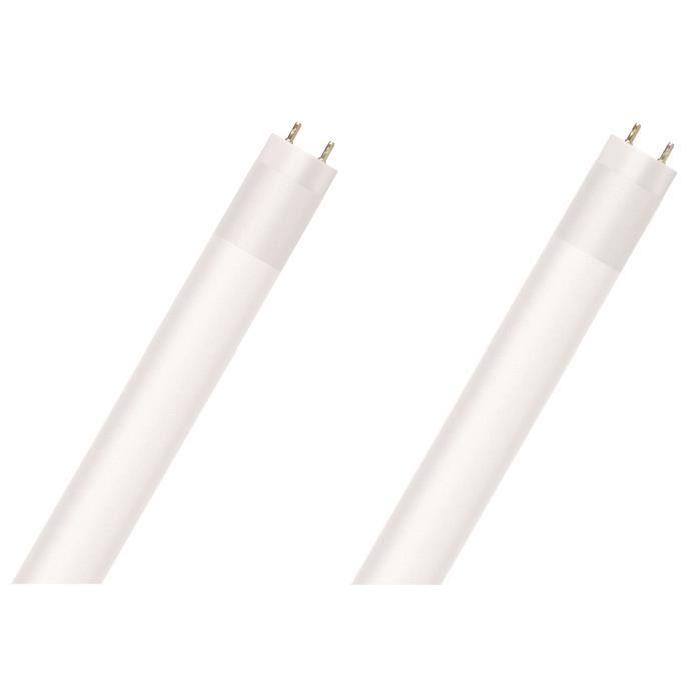 OSRAM Lot de 2 Ampoules tube LED 60 cm G13 7,6 W équivalent a 20 W blanc chaud dimmable