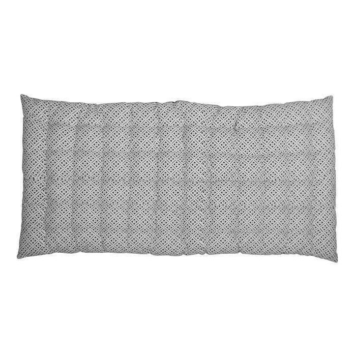 Matelas de sol imprimé bicolore Clover 100% coton 60x120 cm noir et blanc