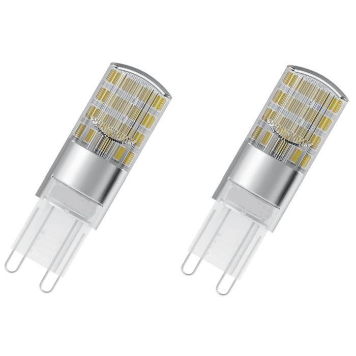 OSRAM Lot de 2 Ampoules capsule LED G9 dépolies 2,6 W équivalent a 30 W blanc froid