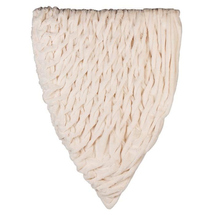 Plaid Saphir 130x150 cm blanc