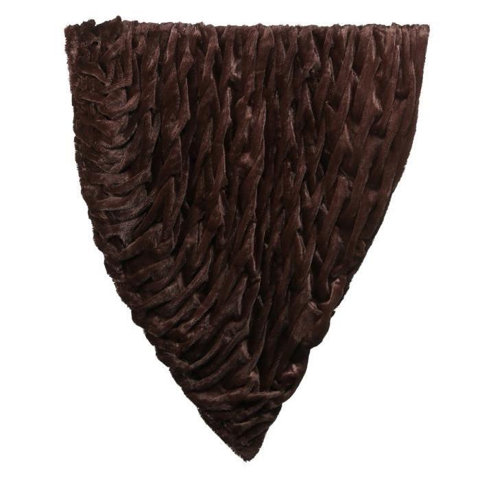 Plaid Saphir 130x150 cm marron