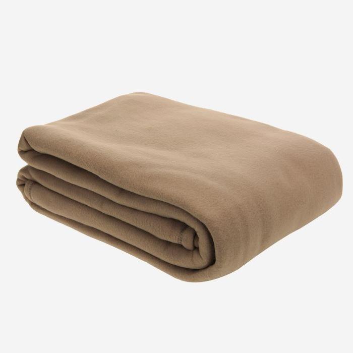 Couv. Polaire 350g/m2 TAUPE 220x240cm