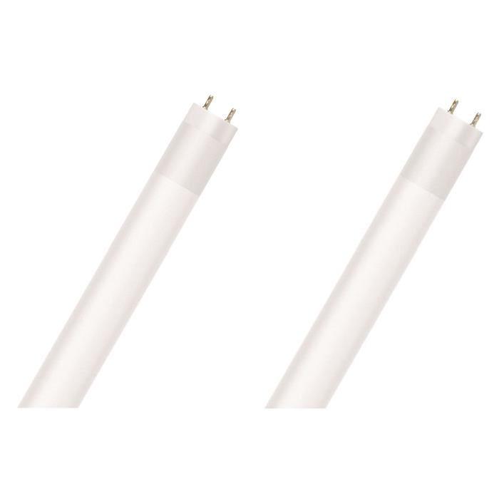 OSRAM Lot de 2 Ampoules tube LED 120 cm G13 16,2 W équivalent a 40 W blanc froid dimmable