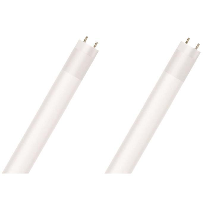 OSRAM Lot de 2 Ampoules tube LED 60 cm G13 7,6 W équivalent a 20 W lumiere du jour dimmable