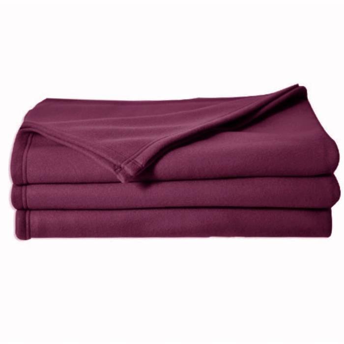 POLECO couverture polaire PRUNE 180