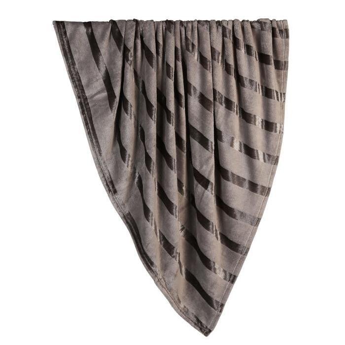 Plaid Lisrea 130x150 cm gris