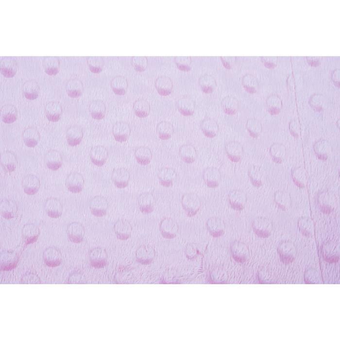 Plaid microfibre grand luxe double face 150x200 cm rose