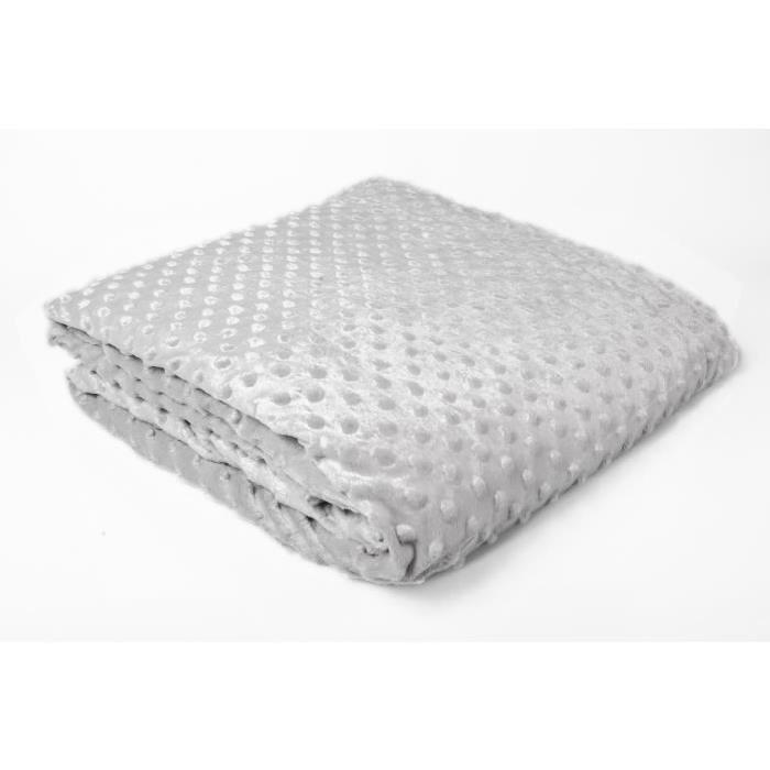 Plaid microfibre grand luxe double face 150x200 cm sable