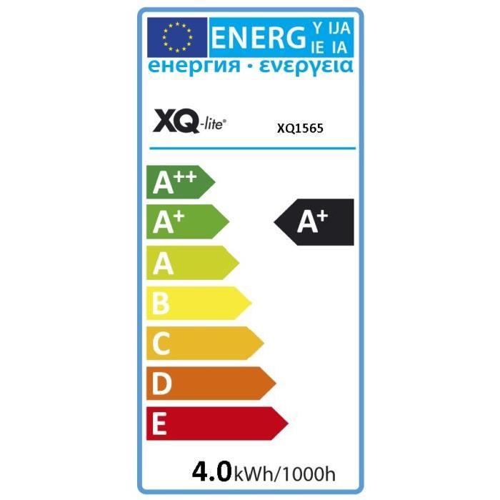 XQ-Lite Lot de 2 Ampoules filament LED E14 XQ1565 4 W équivalent a 30 W blanc chaud dimmable