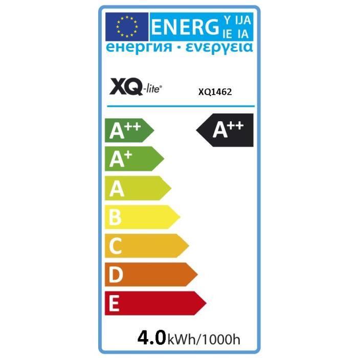 XQ-Lite Lot de 3 Ampoules filament LED bougie E14 XQ1462 4 W équivalent a 35 W blanc chaud