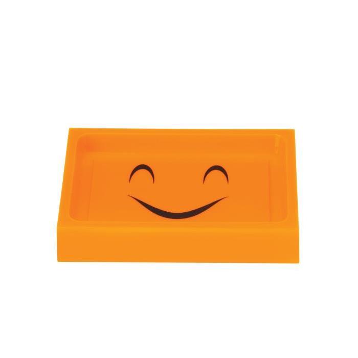SMILING Porte savon 11,5x2x8cm Orange