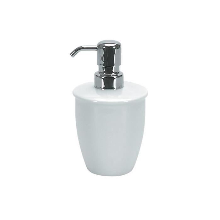 ATLANTA Distributeur de savon - 15,5 x 9,5 x 8,5 cm - Blanc