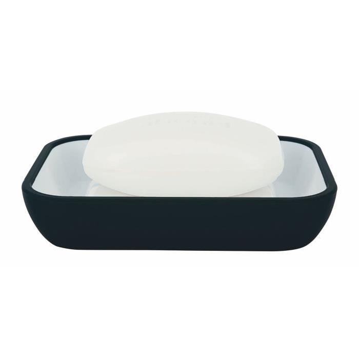 COCCO Porte savon - 2,5 x 12 x 8,5 cm - Noir