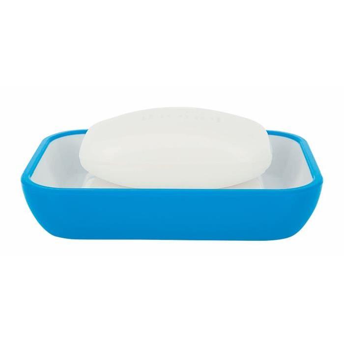 COCCO Porte savon - 2,5 x 12 x 8,5 cm - Bleu