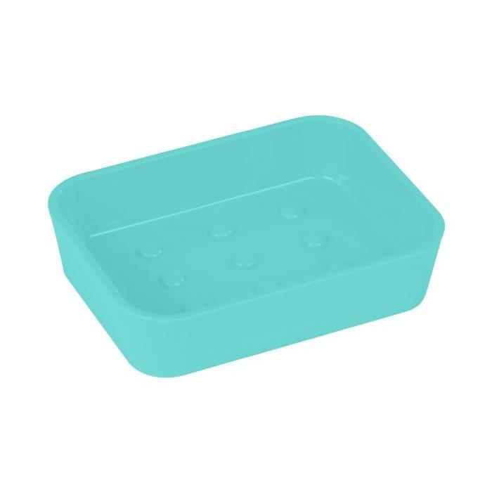 Porte-savon en plastique soft touch Vert menthe