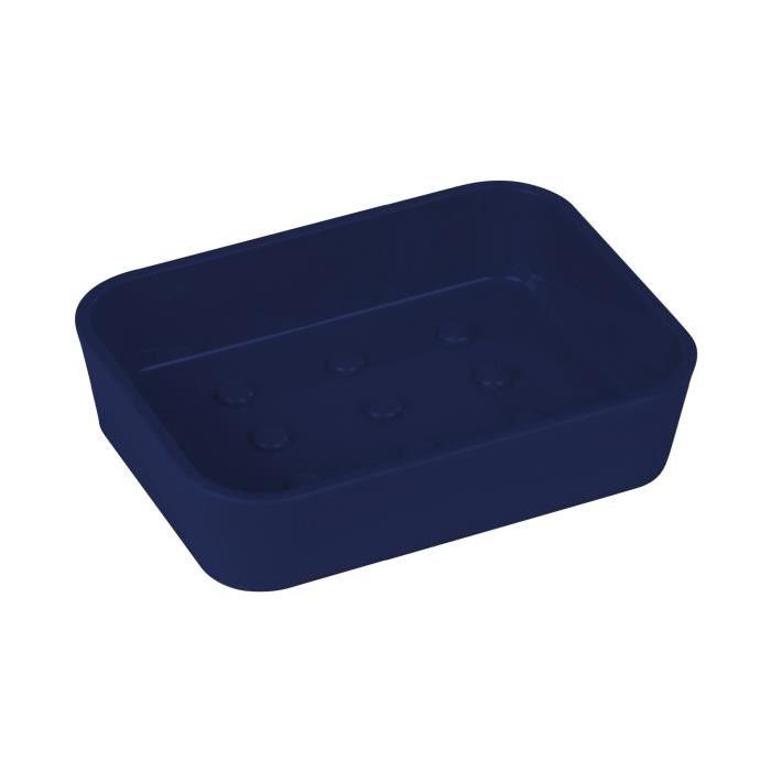 Porte-savon en plastique soft touch Indigo