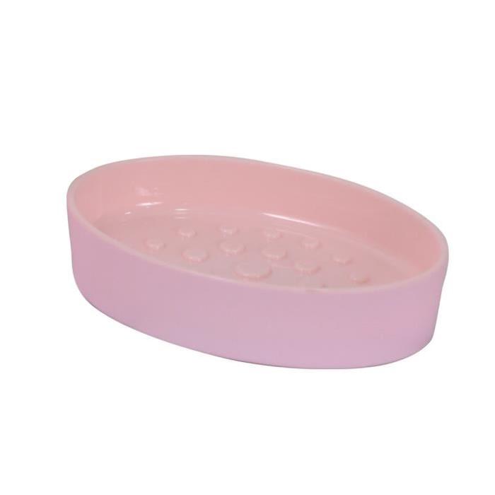 FRANDIS Porte-savon en plastique Rubber rose en display