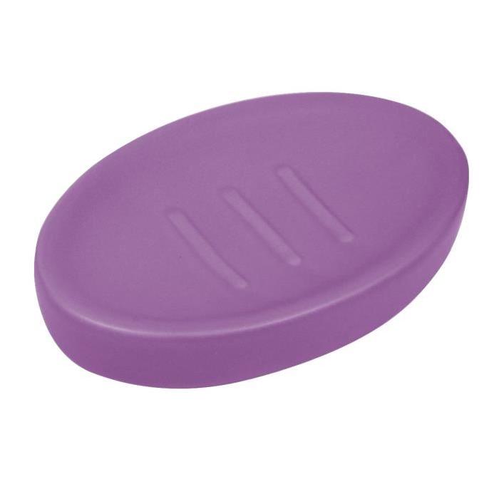 FRANDIS Porte savon en céramique Violet