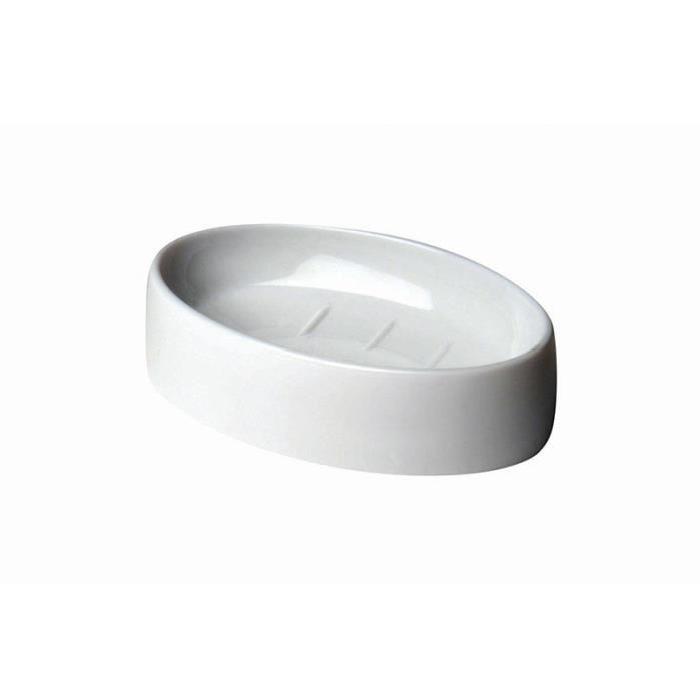 GERSON Porte savon - 13x8,8x3 cm - Blanc