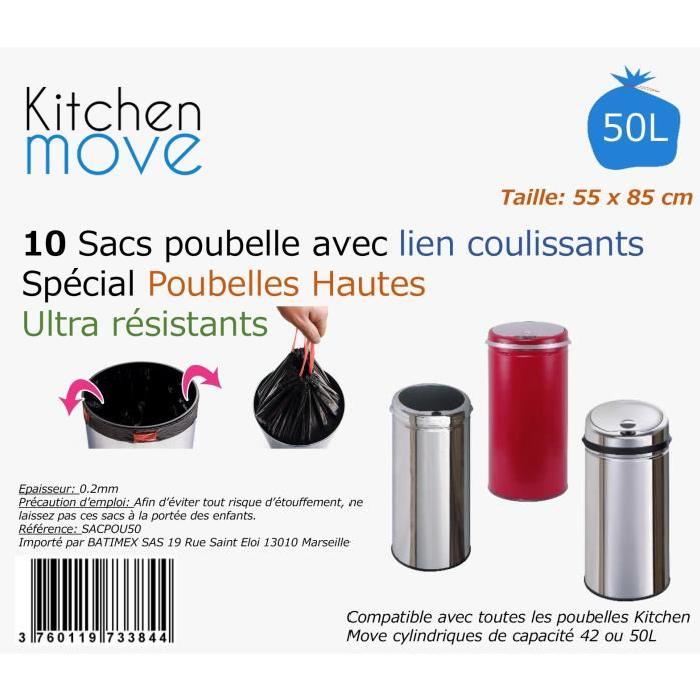 KITCHEN MOVE Distributeur automatique de savon en inox 330 ml